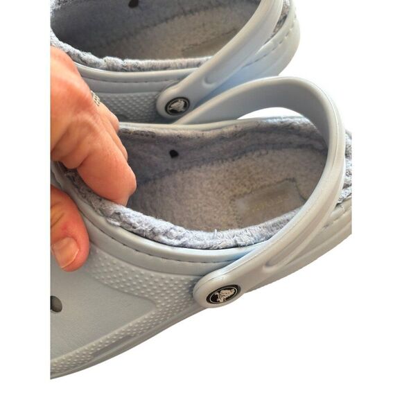 Crocs Classic Lined Clogs For Women & Men - Light Blue - Comfortable & Warm - wo - Picture 7 of 9